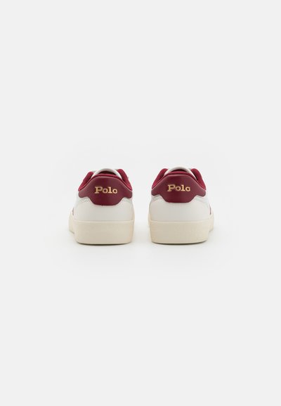 Polo Ralph Lauren COURT STRIPED - Tenisice - white/red carpet