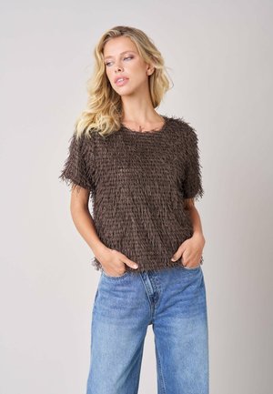 DEELUXE, DEELUXE ORIGINAL TOP CAZIA - Blouse - braun