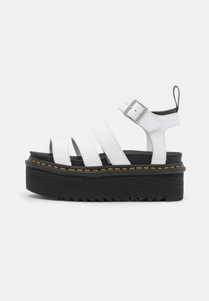BLAIRE QUAD - Platåsandaler - white hydro