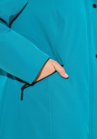Ulla Popken HYPRAR TRIPLE FUNCTION - Waterproof jacket - turquoise
