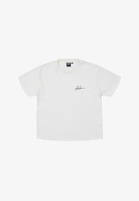 Unselected, off white small script