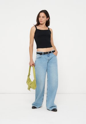 Even&Odd, 3 PACK - Débardeur - chambray blue/black/cloud dancer