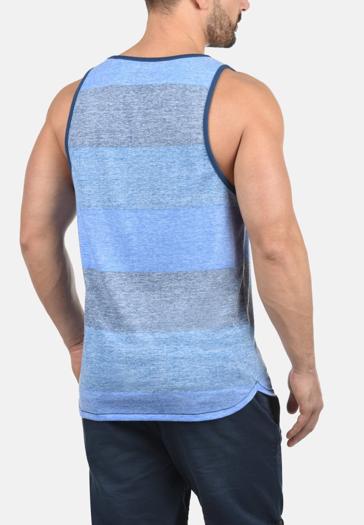 Herren T-Shirts basic | Solid SDCHARAN Top sky blue/blue denim - PI97375 Herren T-Shirts basic | Solid SDCHARAN Top sky blue/blue denim - PI97375