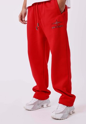 JOGGING STRASS - Pantaloni sportivi - rouge