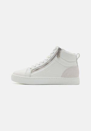 CLASSIC CUPSOLE ZIP MID - Høye joggesko - triple bright white