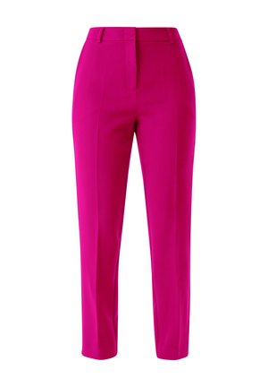 comma FLIESSENDE -MIT BÜGELFALTEN - Stoffhose - fuchsia