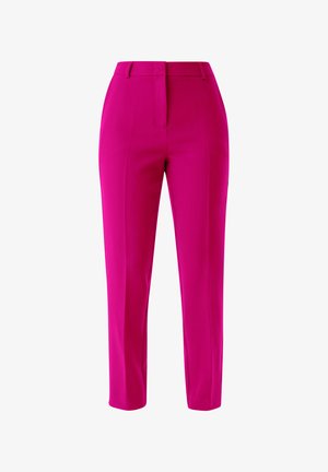 comma FLIESSENDE -MIT BÜGELFALTEN - Trousers - fuchsia