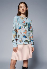 Molo ROSE LONG SLEEVES - Hosszú ujjú felső - black/light blue