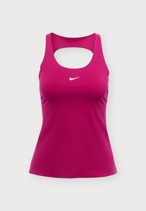 Nike TANK ELASTIKA - Top - true berry/white — foto 5