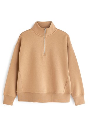 ESSENTIAL HALF ZIP - Sweater - camel tan