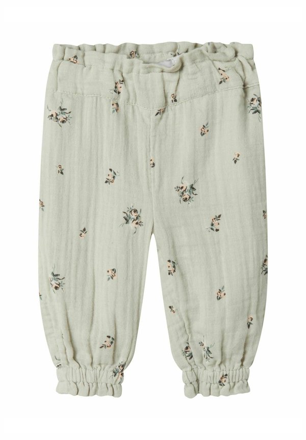 Stoffhose - aqua gray