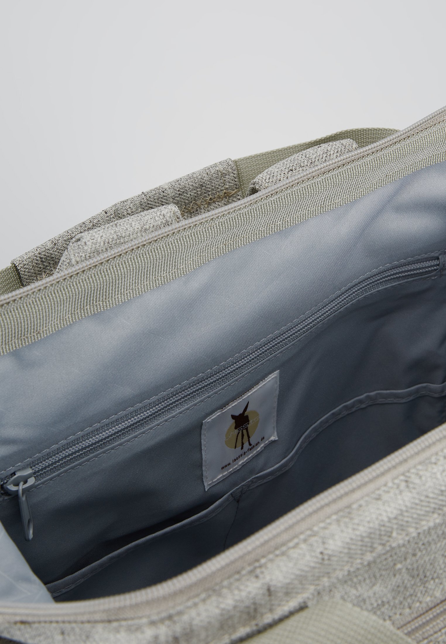 light grey baby changing bag