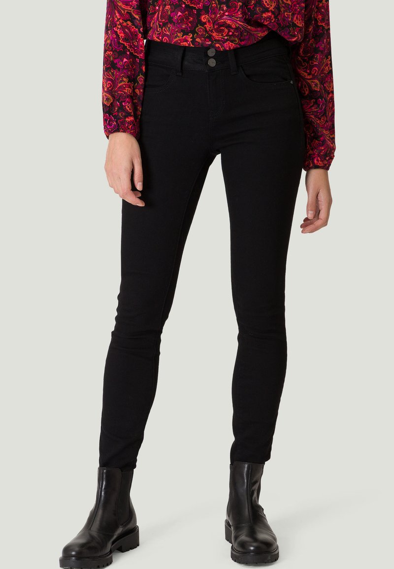 zero SLIM FIT Jeans Skinny Fit black denim/sort Zalando.dk