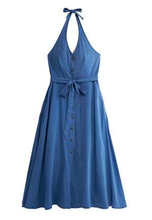 Lee, LEE X MM HALTER DRESS - Vestido vaquero - ice storm