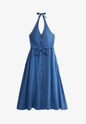 Lee, LEE X MM HALTER DRESS - Vestido vaquero - ice storm