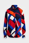 CLASSIC FIT PRINT CREPE SHIRT - Button-down blouse - blue/multi-colored
