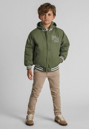 DETACHABLE HOOD AND FRONT POCKETS - Übergangsjacke - khaki