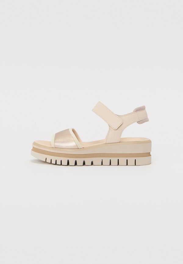Wedge sandals - puder kombi