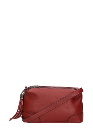 Borsa a tracolla - rosso scuro