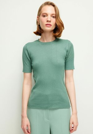 SHORT SLEEVE  - T-shirt basic - almond green