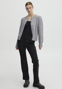 ICHI IHKamara - Gilet - grey melange