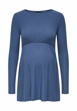 Pikkade varrukatega topp - vintage indigo