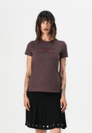 Print T-shirt - merlot