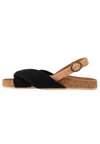 WIDE FIT BERMUDA - Sandals - black