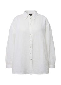 COLLARED MUSLIN  - Button-down blouse - snow white