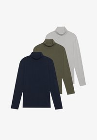 Unselected, khaki/dark blue/light grey