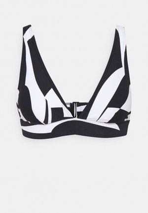 LIDO BEACH NYRPAD BRA - Horní díl bikin - black