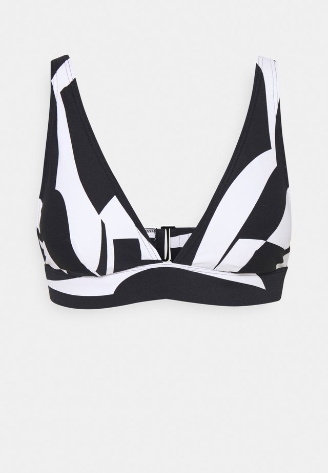 LIDO BEACH NYRPAD BRA - Bikini-Top - black