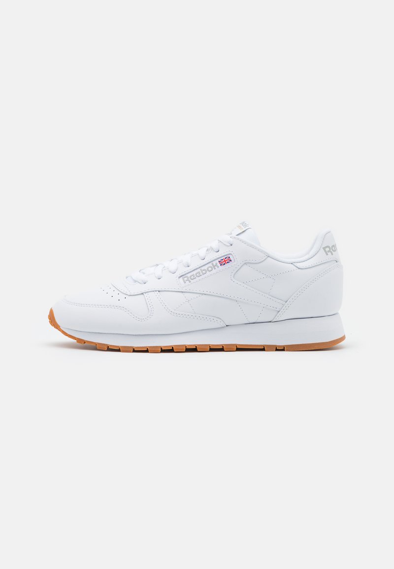 Reebok Classic - CLASSIC LEATHER UNISEX - Sportbačiai - footwear white/pure grey 3, Padidinti