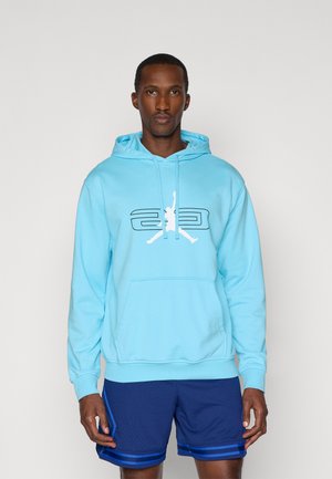 Felpa con cappuccio - blue chill/black/white