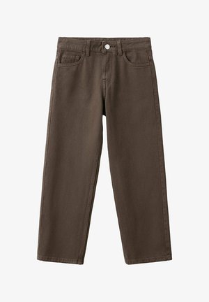 Mango Kids, KID - Straight leg jeans - brown