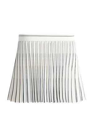 OYSHO, HIGH-RISE SEAMLESS PLEATED SHORT SKIRT - Jupe trapèze - navy blue