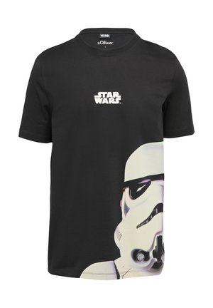 s.Oliver MIT STARWARS®  - T-shirt imprimé - schwarz