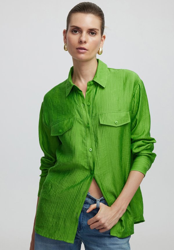 TEXTURED - Hemdbluse