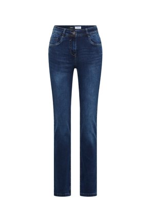 Cecil, HIGH WAIST SLIM LEG JEANS IM SLIM FIT - Jean slim - mid blue wash