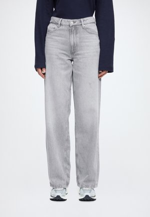 TOMMA, DENIM TROUSERS, HIGH WAIST, WIDE LEG - Wide leg - light grey_multi_08