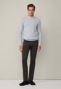 Hackett London CREW - Strickpullover - silver grey