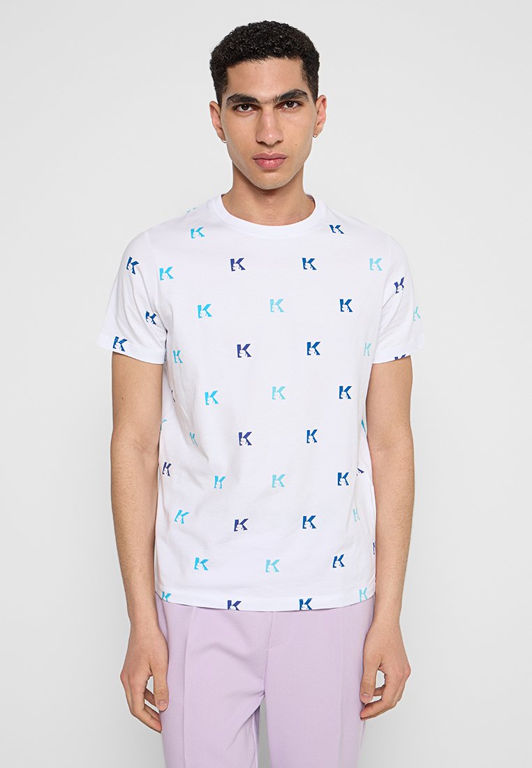 Karl Lagerfeld T-shirt print wit