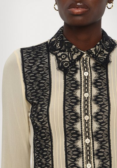 The Kooples CHEMISE - Blusa - ecru