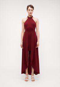WAL G TALL YANNY HALTER NECK BODYCON - Trikoomekko - cherry wine
