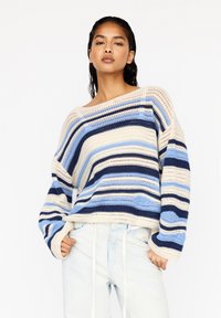 PULL&BEAR - Kardigán - blue Miniatúrny obrázok 1