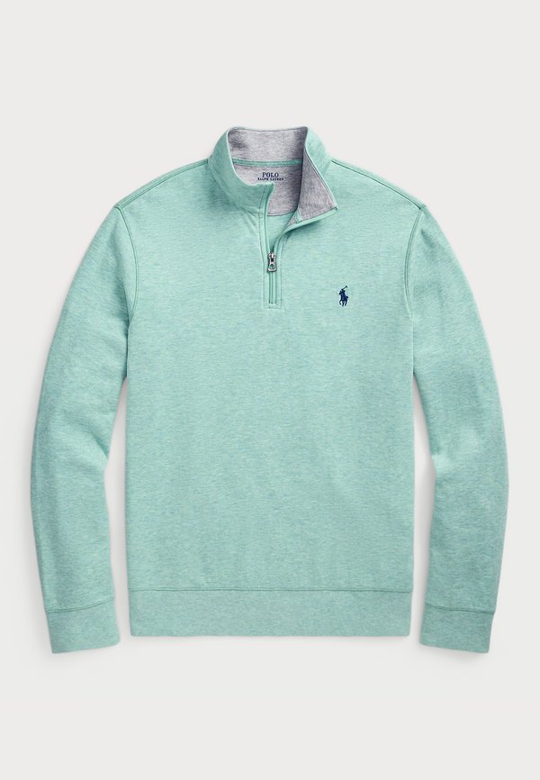 LUXURY JERSEY QUARTER ZIP PULLOVER - Sweatshirt - celadon heather4