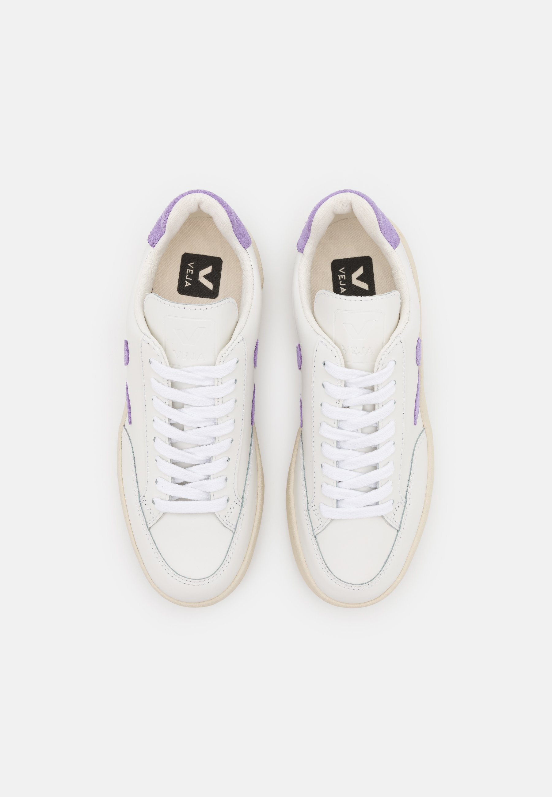 Veja V 12 - Sneakers laag - extra white/lavande/wit - Zalando.nl