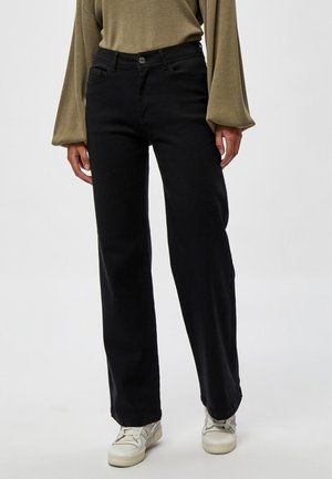 DEFLORENCE FIVEPOCKET - Zvonové džínsy - black