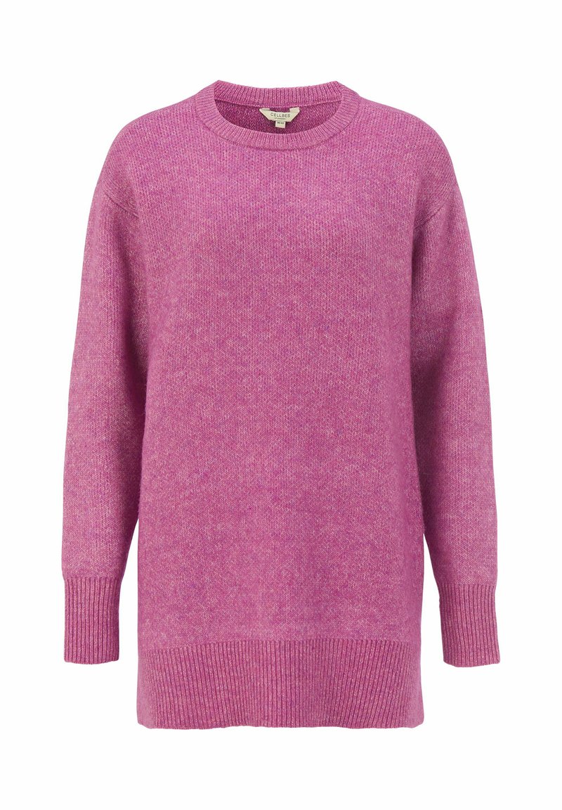 Laventelin värinen neulepaita, joka on valmistettu pehmeästä neuloksesta. Paitassa on pyöreä kaula-aukko, pitkät hihat sekä ribbireunukset hihansuissa ja helmassa, mikä takaa rennon istuvuuden.