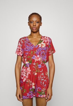 ONLY ONLNOVA LIFE PLAYSUIT - Lühikeste varrukatega bodi - mineral red